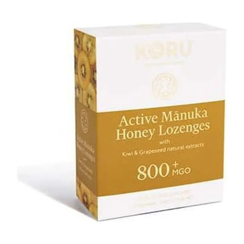 Бонбони с Манука мед MGO 800+ киви и гроздови семки, 24бр., KORU