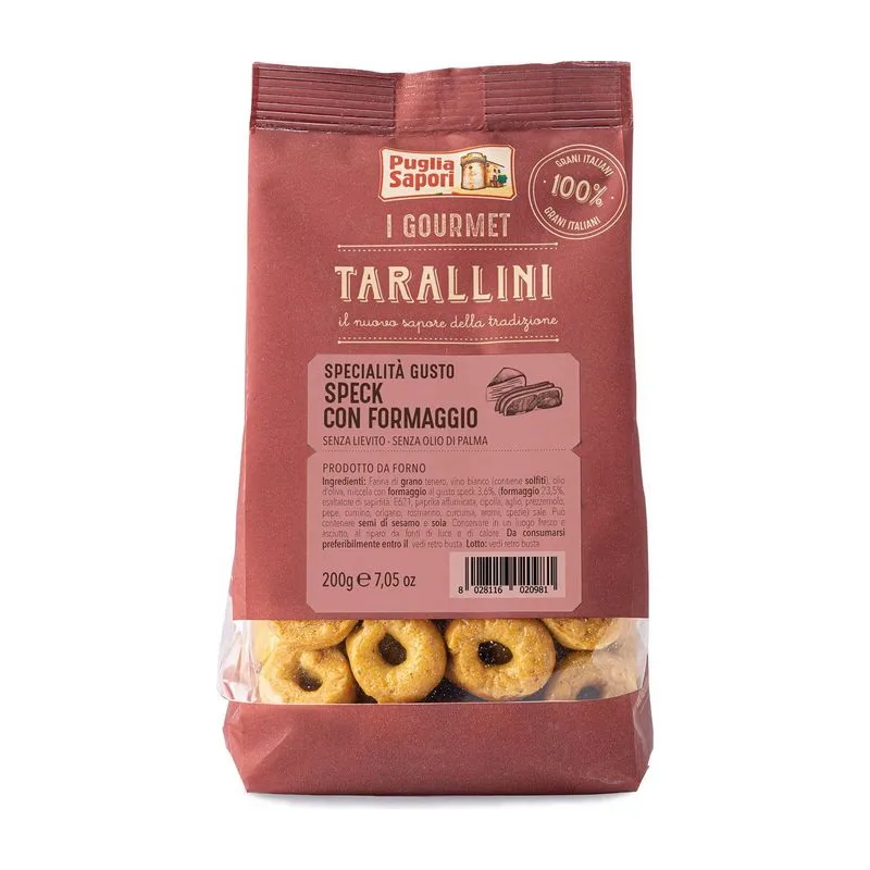 Тарали със сирене и спек, PUGLIA SAPORI, 200 г