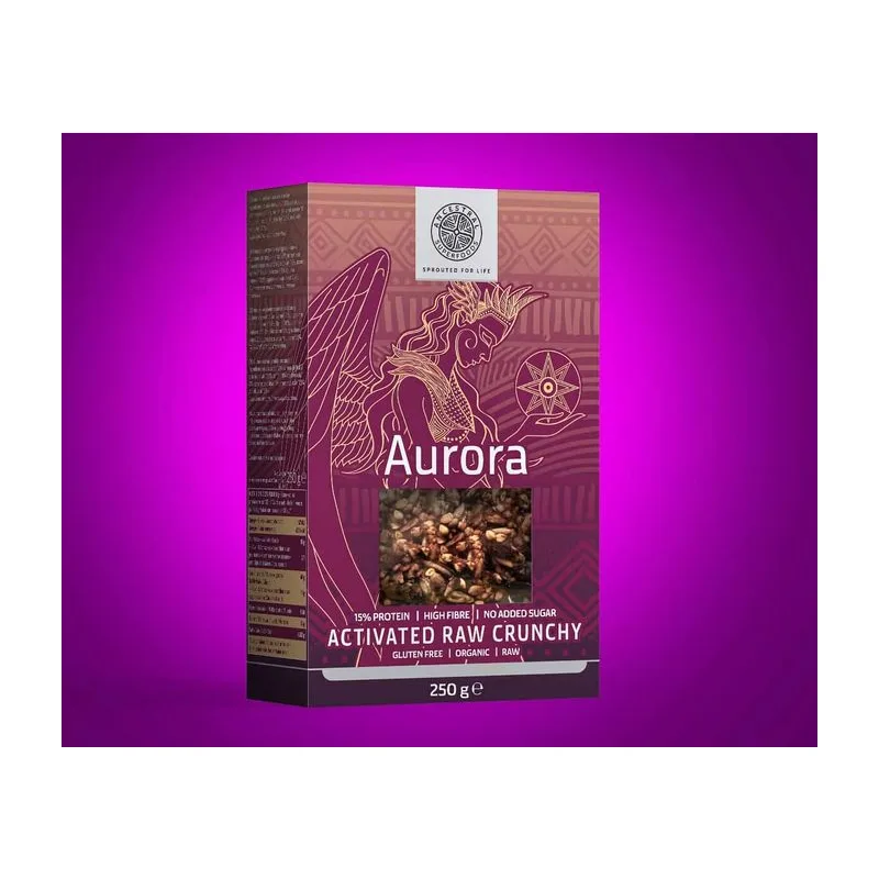 Ancestral Superfoods AURORA – активирана гранола с рожков и сушени смокини 250 гр.