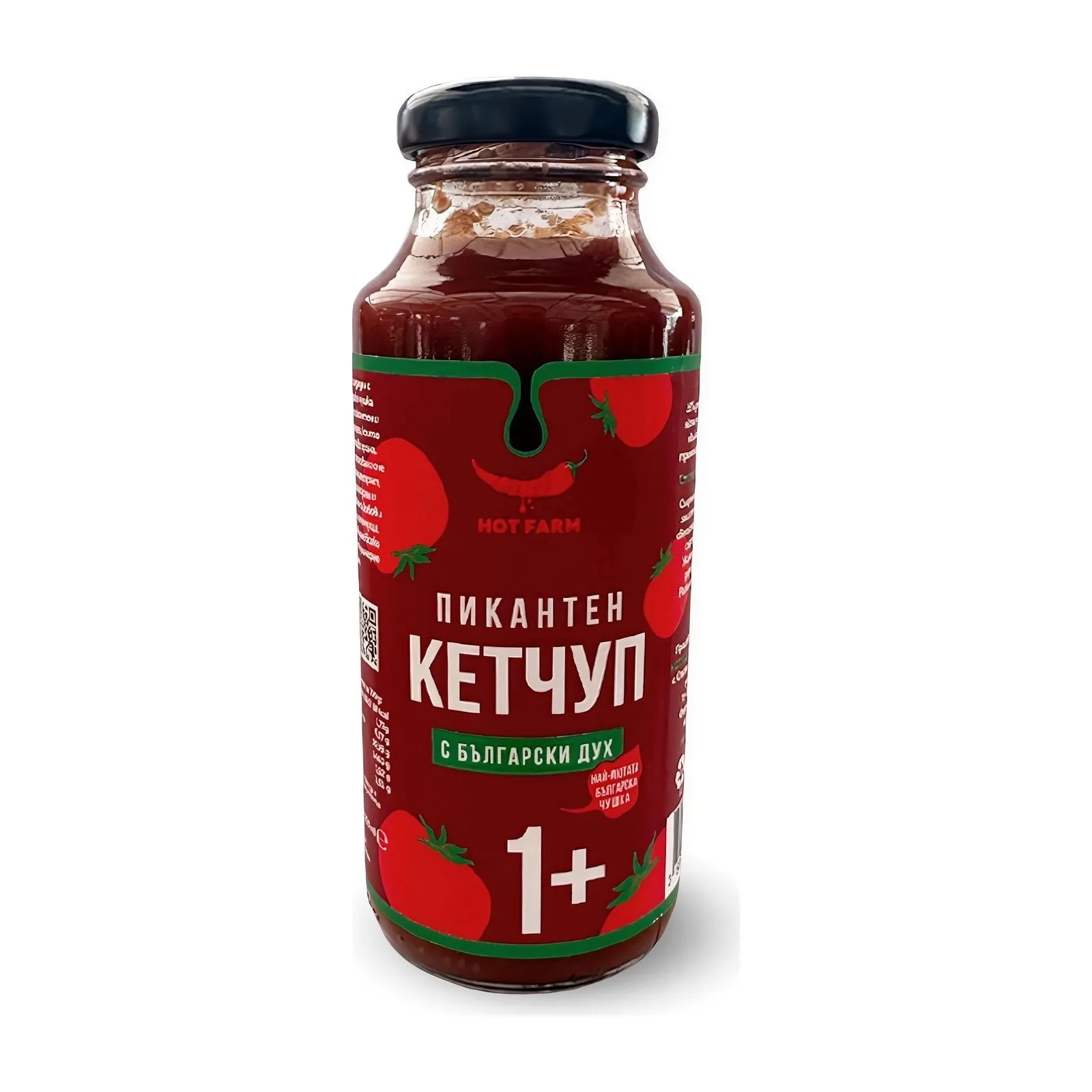 Пикантен кетчуп с Български дух, HOT FARM, 250 мл.