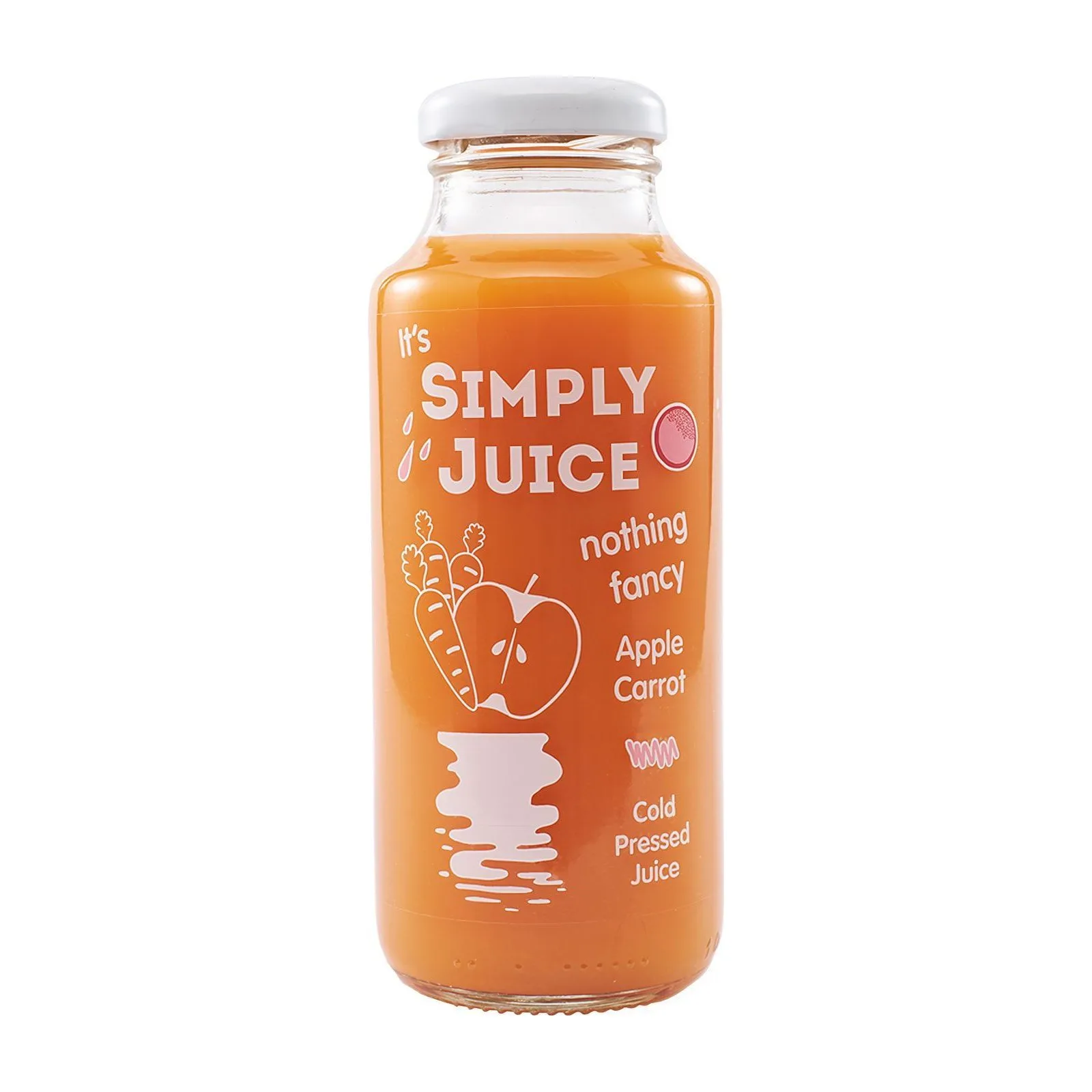 Студено пресован сок ябълка и морков, SIMPLY JUICE, 250 мл.