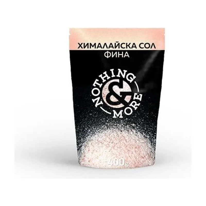 Хималайска сол фина, &NOTHING MORE, 400 г
