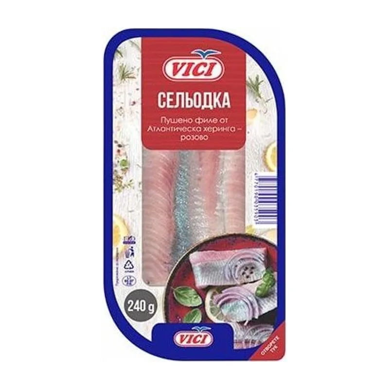 Сельодка - филе от херинга, розово, VIČI, 240 гр.