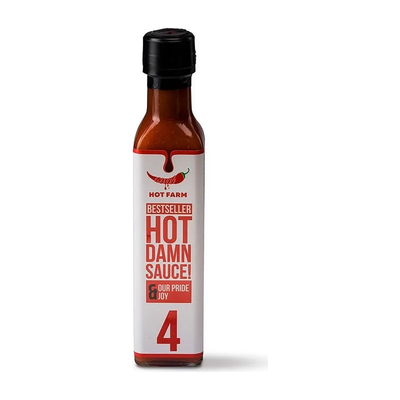 Лют сос БасиСоса Hot Damn Sauce, HOT FARM, 250 мл.
