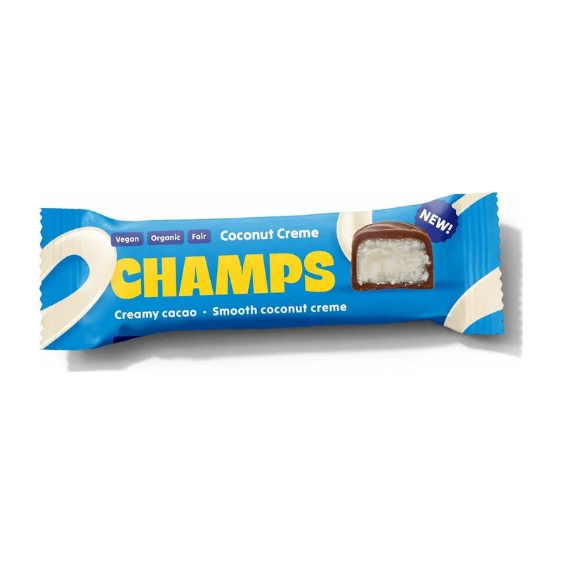 Champs Био шоколадово барче с кокос 38 гр.