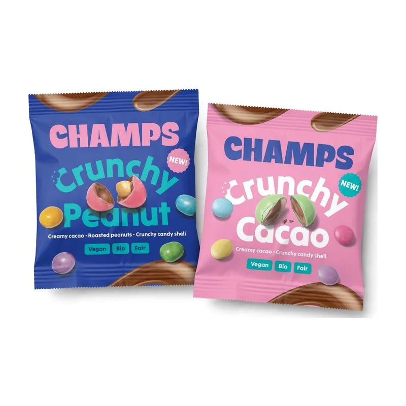 Champs Био бонбонки с фъстъци и с какао 50 гр.