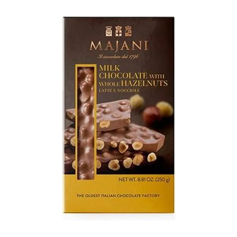MAJANI Млечен шоколад с цели лешници , 250 гр