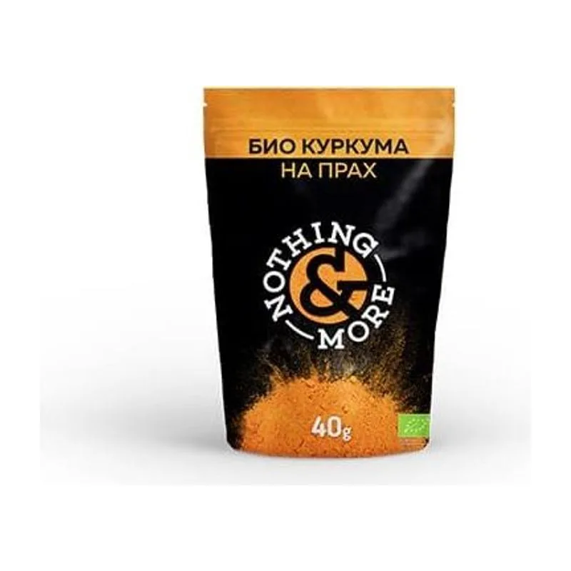 Био Куркума на прах, &NOTHING MORE, 40 г