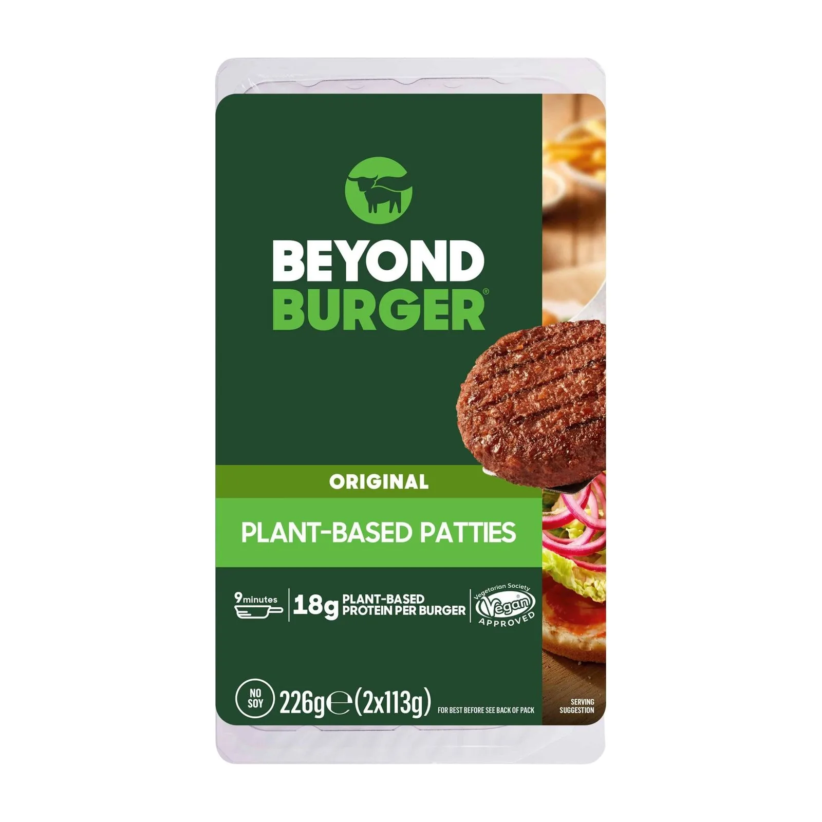 Веган бургер, замразен, BEYOND MEAT, 2 х 100 гр.