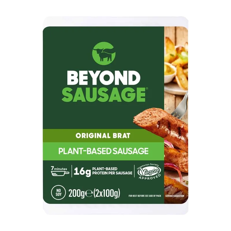 Веган наденички, замразен, BEYOND MEAT, 2 х 100 гр.