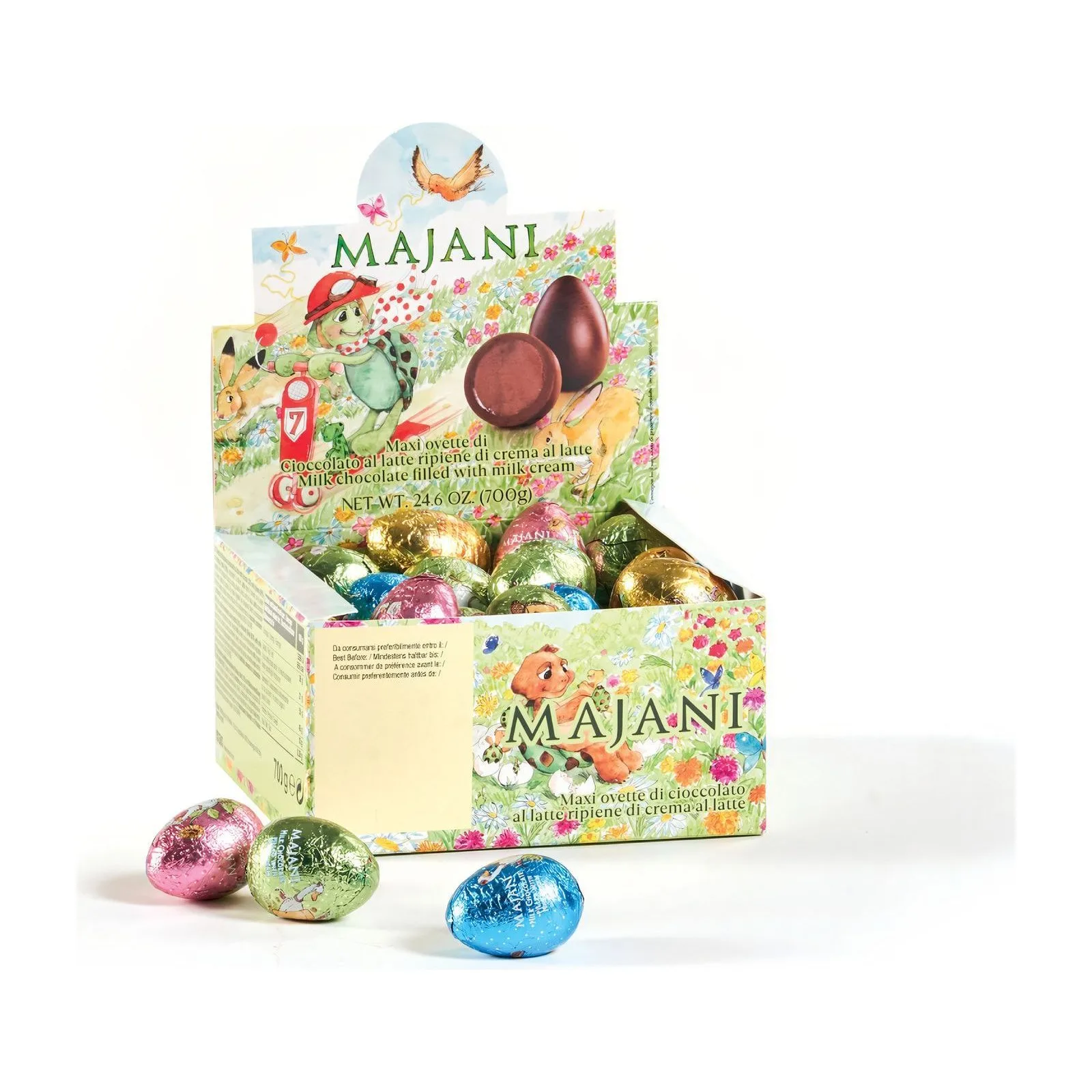 Majani шоколадови яйца с млечен крем 700 гр.