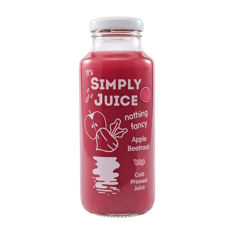 Студено пресован сок ябълка и цвекло, SIMPLY JUICE, 250 мл.