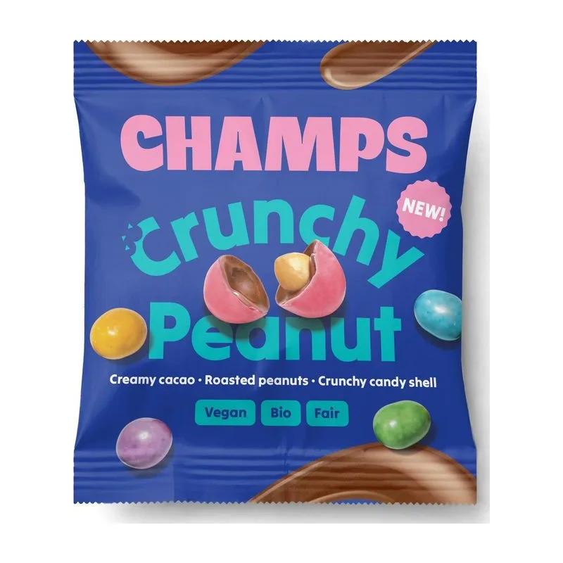 Champs Био бонбонки с фъстъци 50 гр.