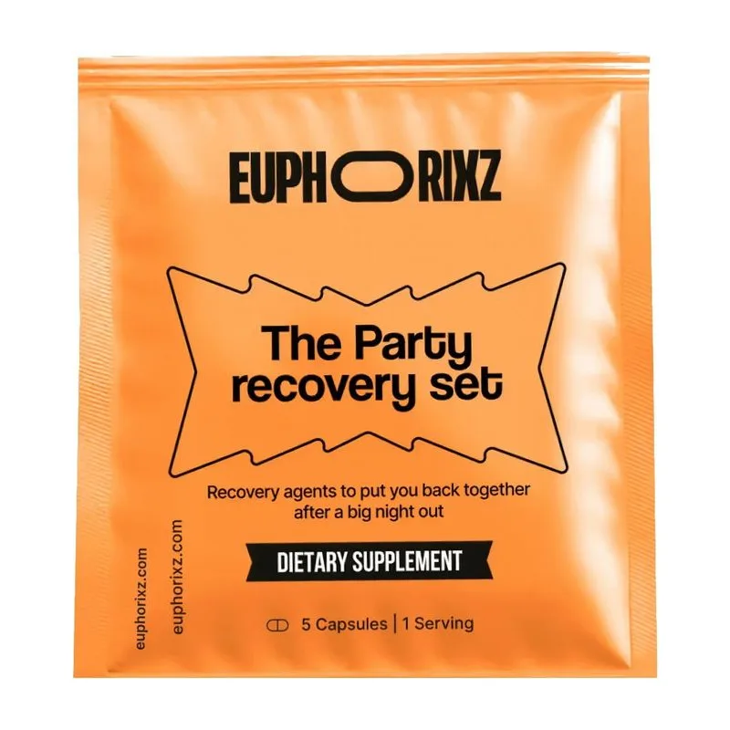 Хранителна добавка The Party Recovery Set, EUPHORIXZ, 5 капсули