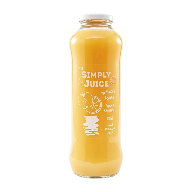 Студено пресован сок ябълка и портокал, SIMPLY JUICE, 1 л.