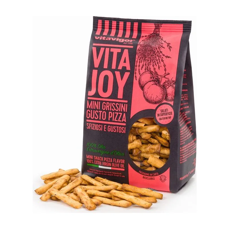 Vitavigor Vita Joy мини гризини с вкус на пица и сол 150гр