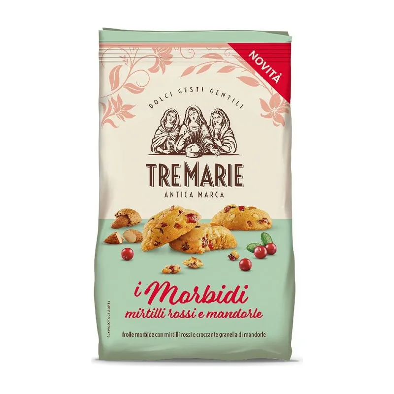 Tre Marie бисквитки с червени горски плодове и бадеми 300 гр.