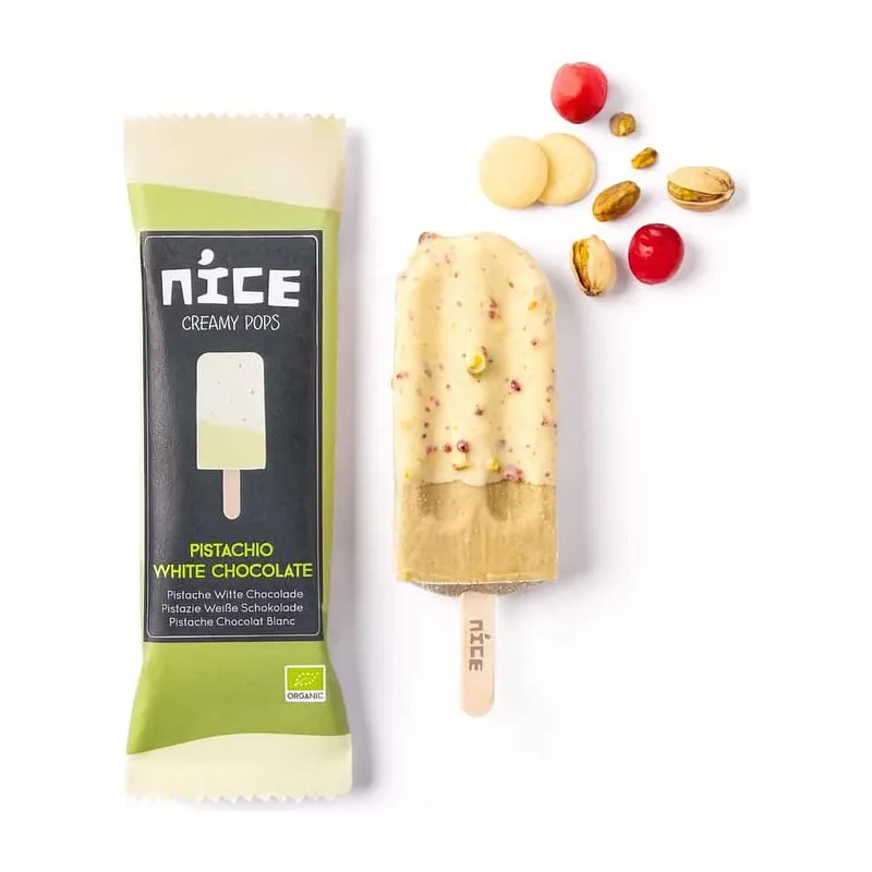 The Nice Био сладолед пистачо и бял шоколад 70 ml