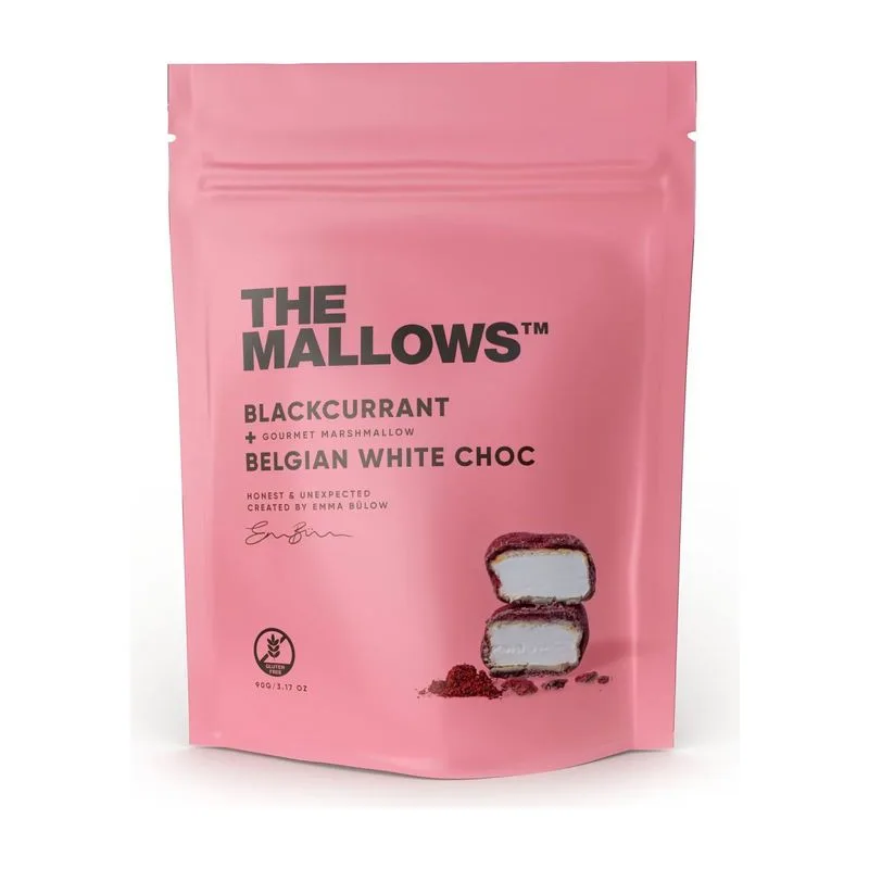 The Mallows касис и бял белгийски шоколад 90 гр.