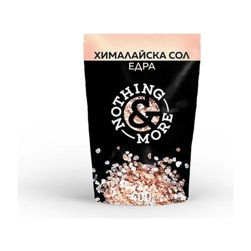Хималайска сол едра, &NOTHING MORE, 400 г
