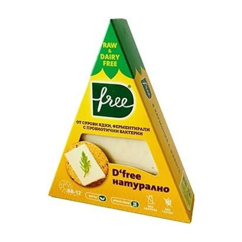 Натурално, ферментирал специалитет от сурово кашу, D'FREE, 100 г