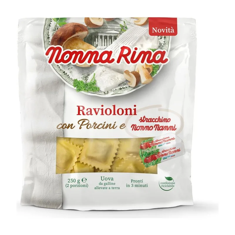 Nonno Nanni  Прясна паста Равиоли с гъби 250 гр.