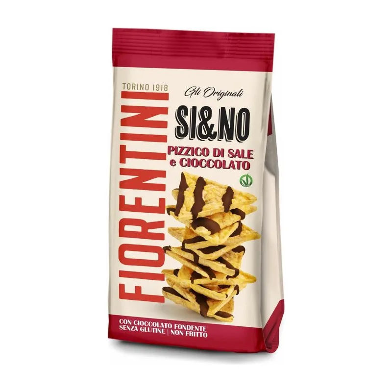 Fiorentini Alimentari Сладки и солени царевични триъгълници 80гр без глутен