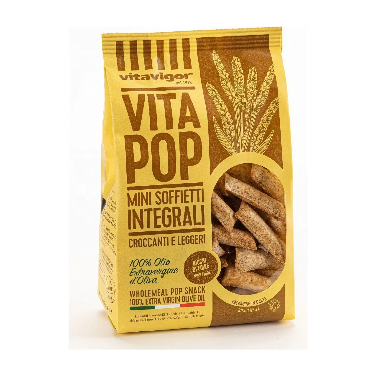 Vitavigor Vita Pop мини пълнозърнести  софиети 120гр