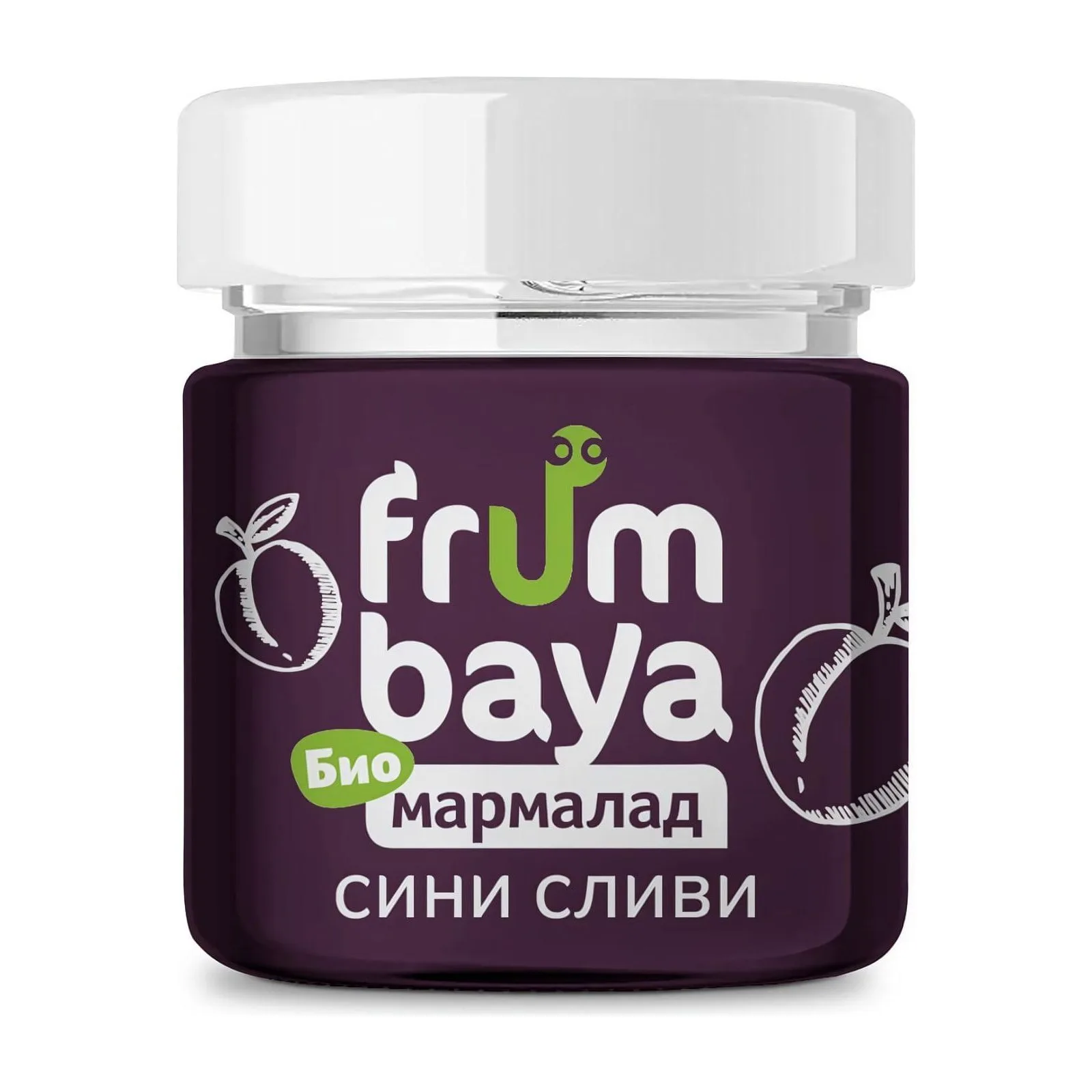 FRUMBAYA Био мармалад от сини сливи 220гр