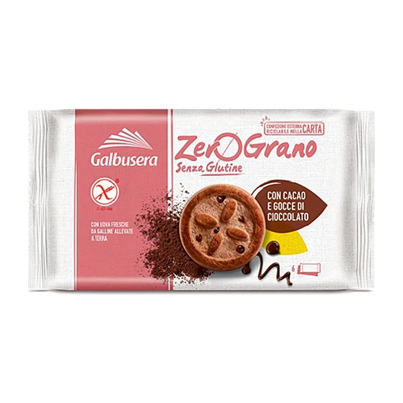 Galbusera бисквитка с шоколад без глутен 220 гр.