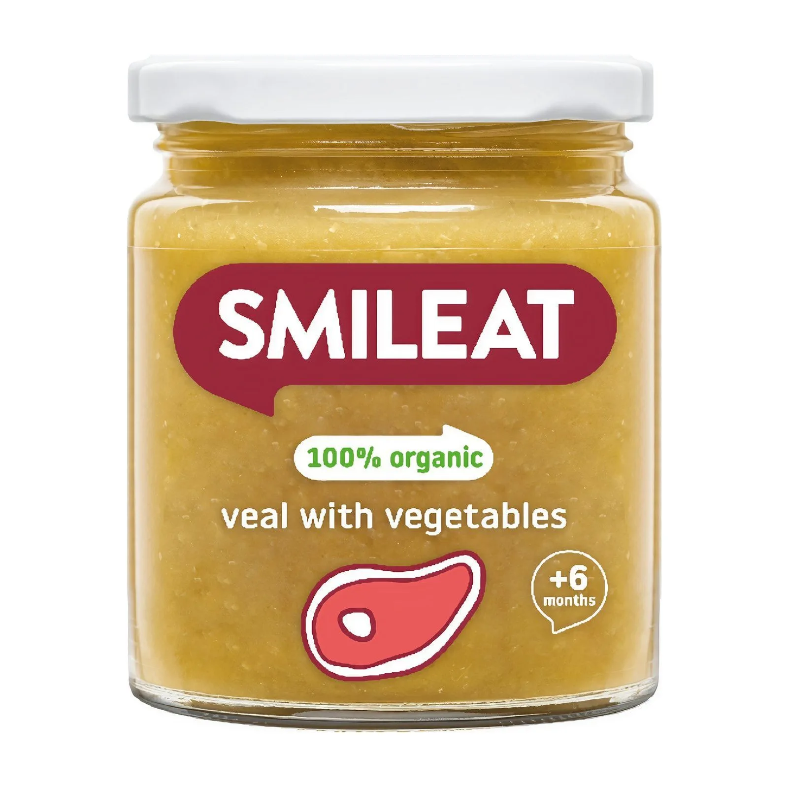 Smileat био пюре  говеждо и зеленчуци 230 гр.