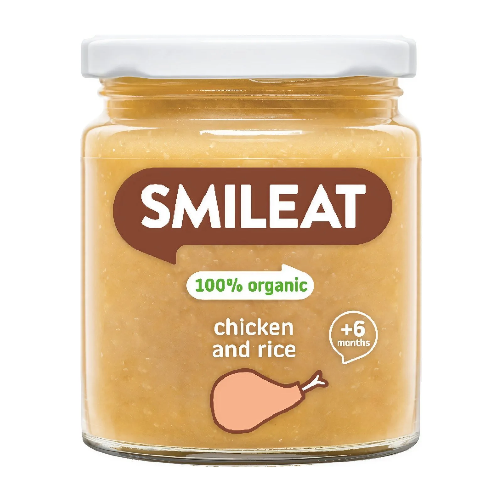 Smileat Био пюре пиле и ориз 230 гр.