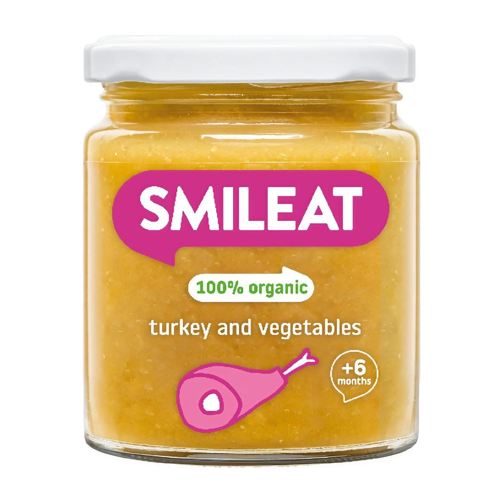 Smileat био пюре пуешко и зеленчуци 230 гр