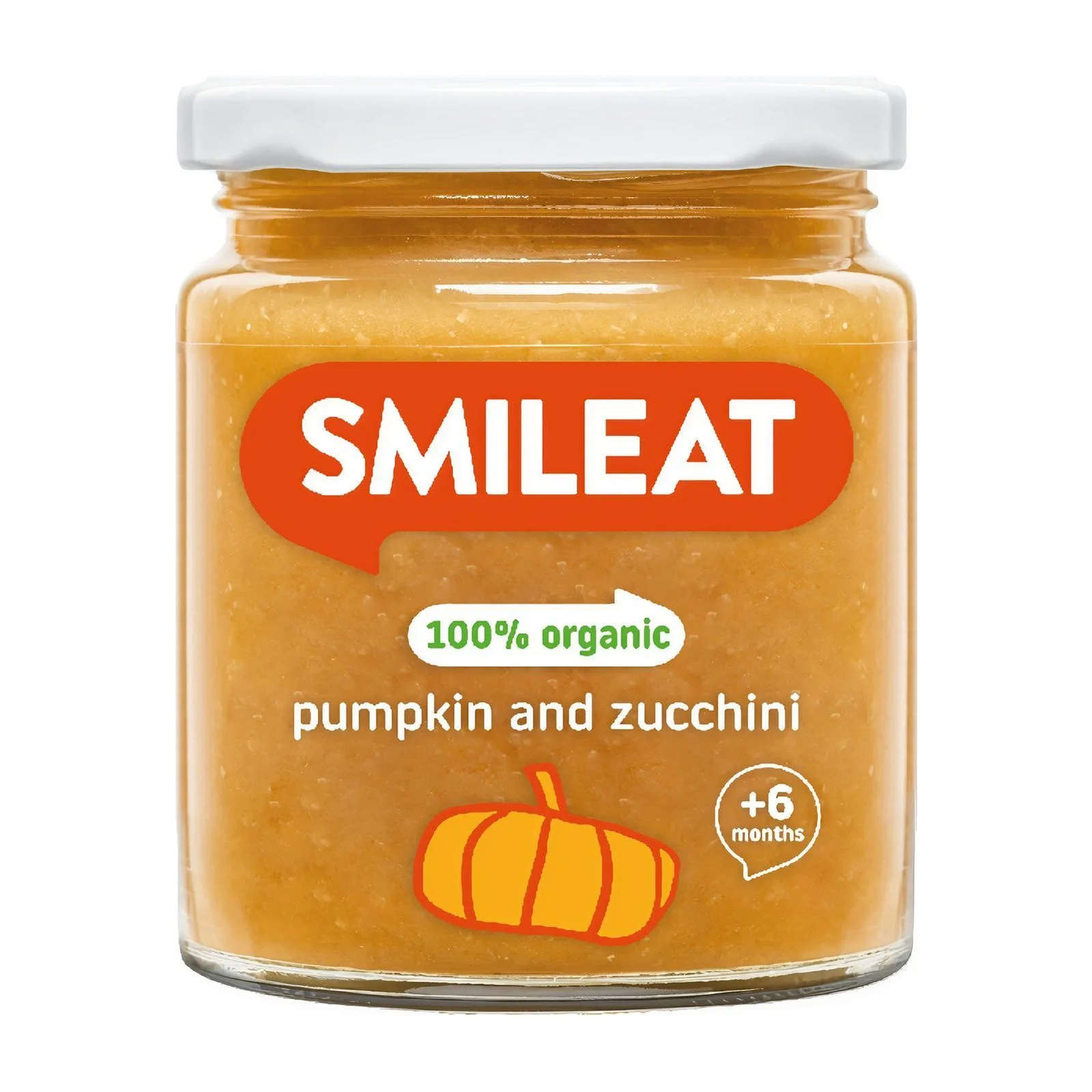 Smileat био пюре тиква и тиквичка 230 гр.
