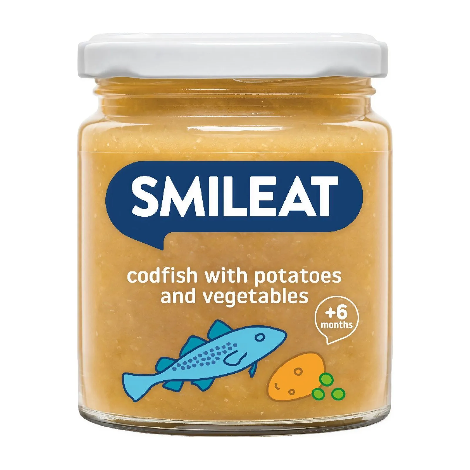 Smileat пюре риба треска с картофи зеленчуци 230 гр.