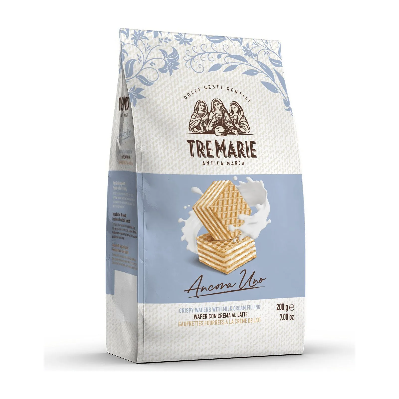 Tre Marie вафли на кубчета с млечен крем 200 гр.