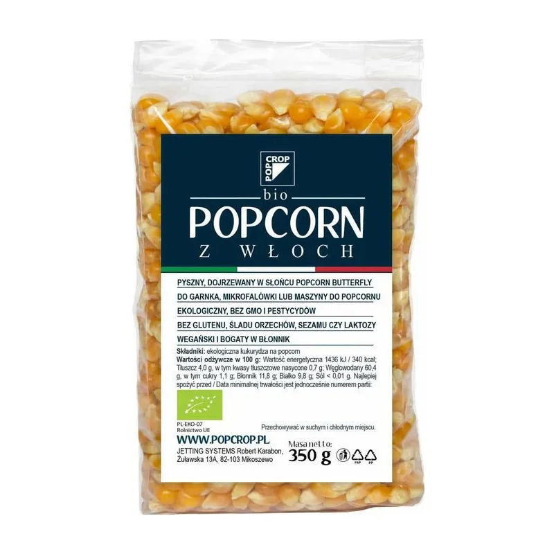 Popcrop  био пуканки жълти 350 гр.