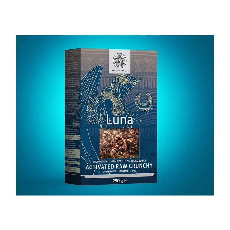 Ancestral Superfoods LUNA – активирана гранола с ябълка и ленено семе 250 гр.