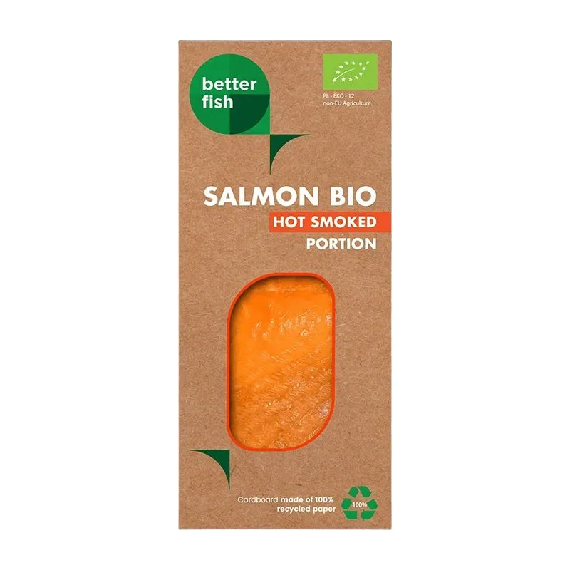 Better Fish БИО топло пушена сьомга порция 100гр.