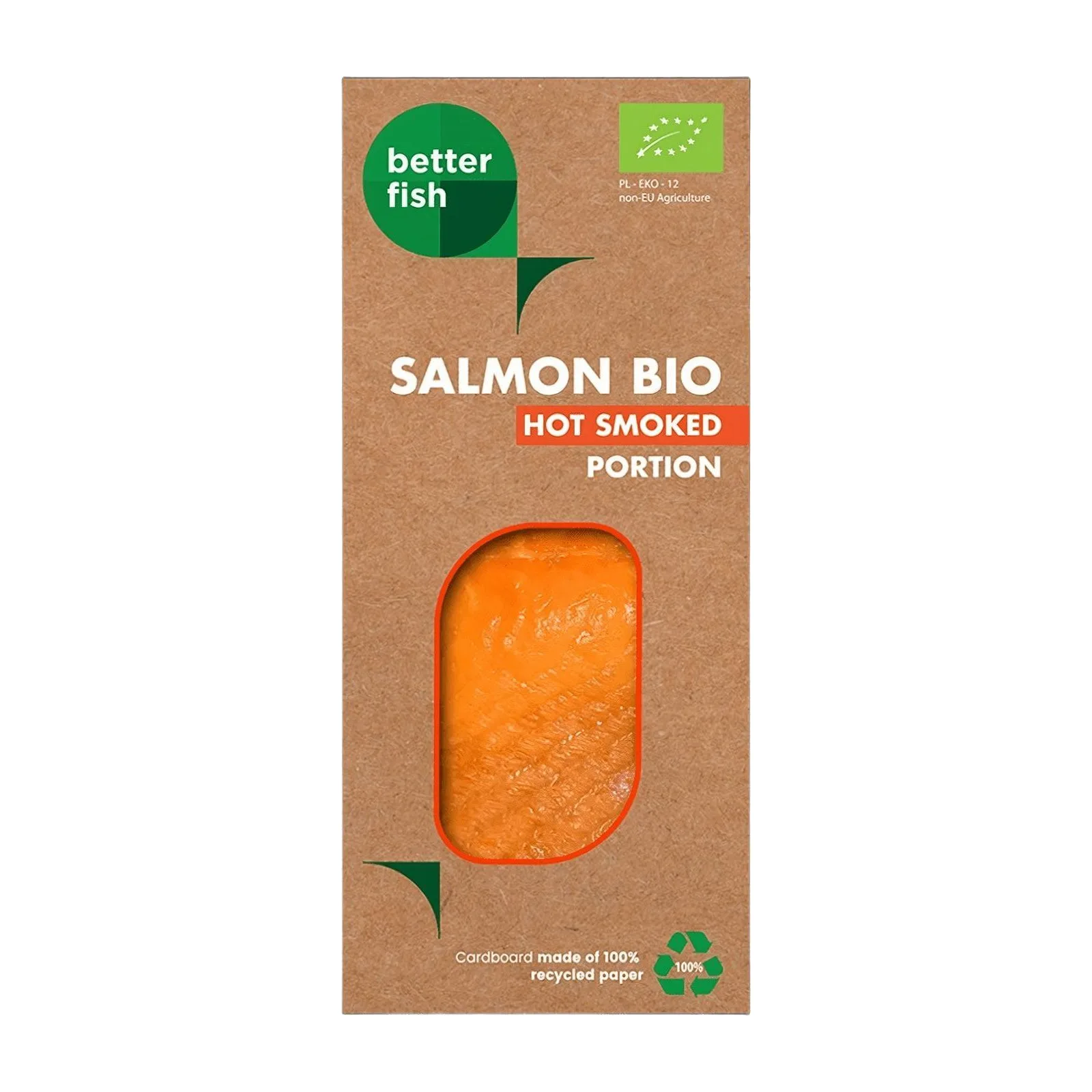 Better Fish БИО топло пушена сьомга порция 100гр.
