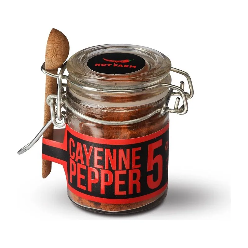 Смляна люта чушка Кайен, HOT FARM, 20 г