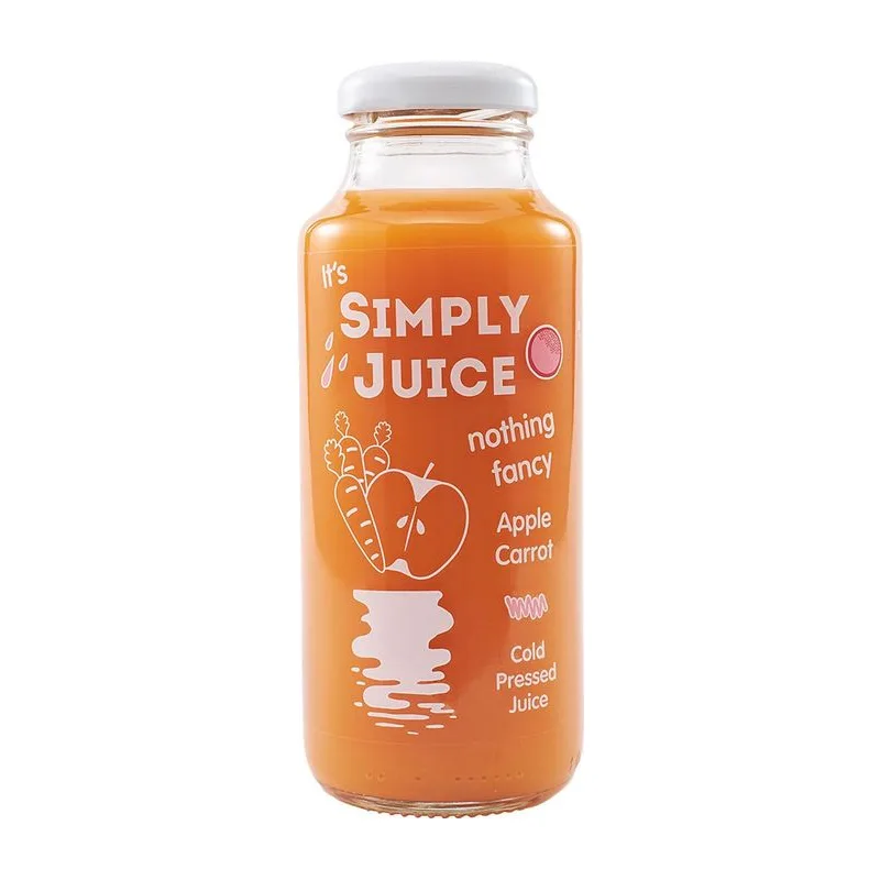 Студено пресован сок ябълка и морков, SIMPLY JUICE, 250 мл.