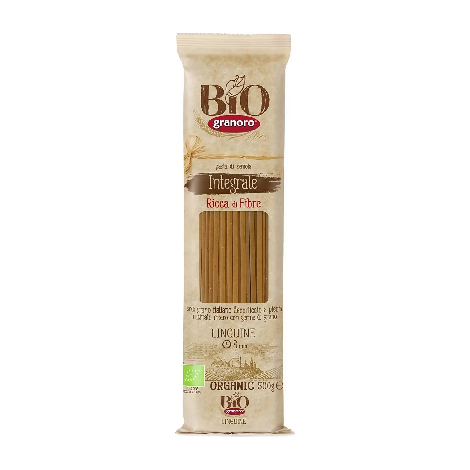 Био Лингуини пълнозърнести, GRANORO, 500 гр.