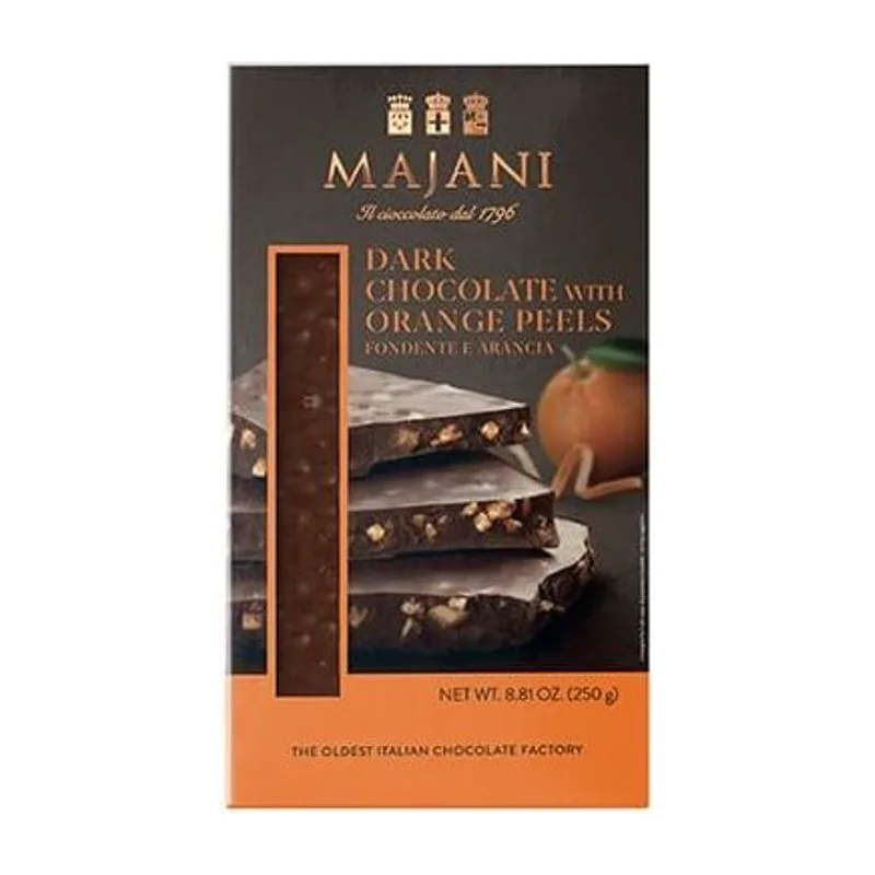 Черен шоколад с портокал, MAJANI, 250 г