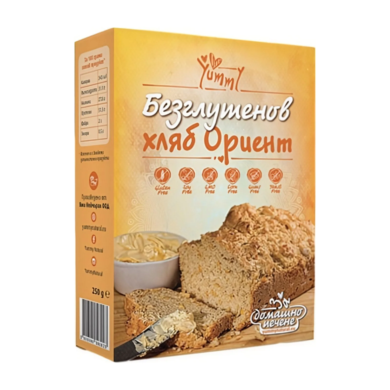 Смес за безглутенов хляб Ориент, YUMMY, 250 г