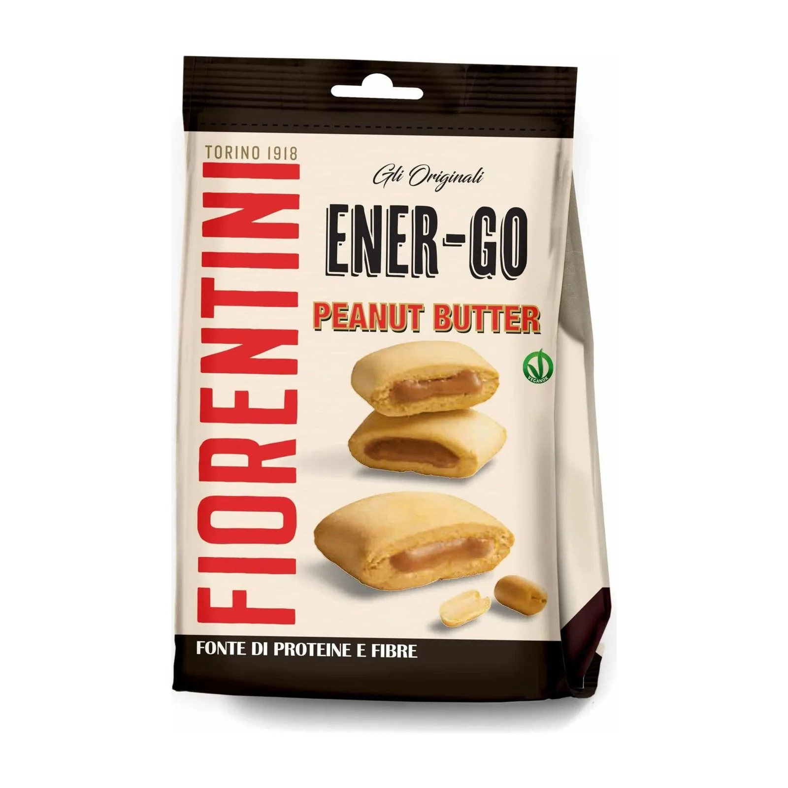 Fiorentini Alimentari Енергиийна бисквитка с фъстъчено масло 100 гр