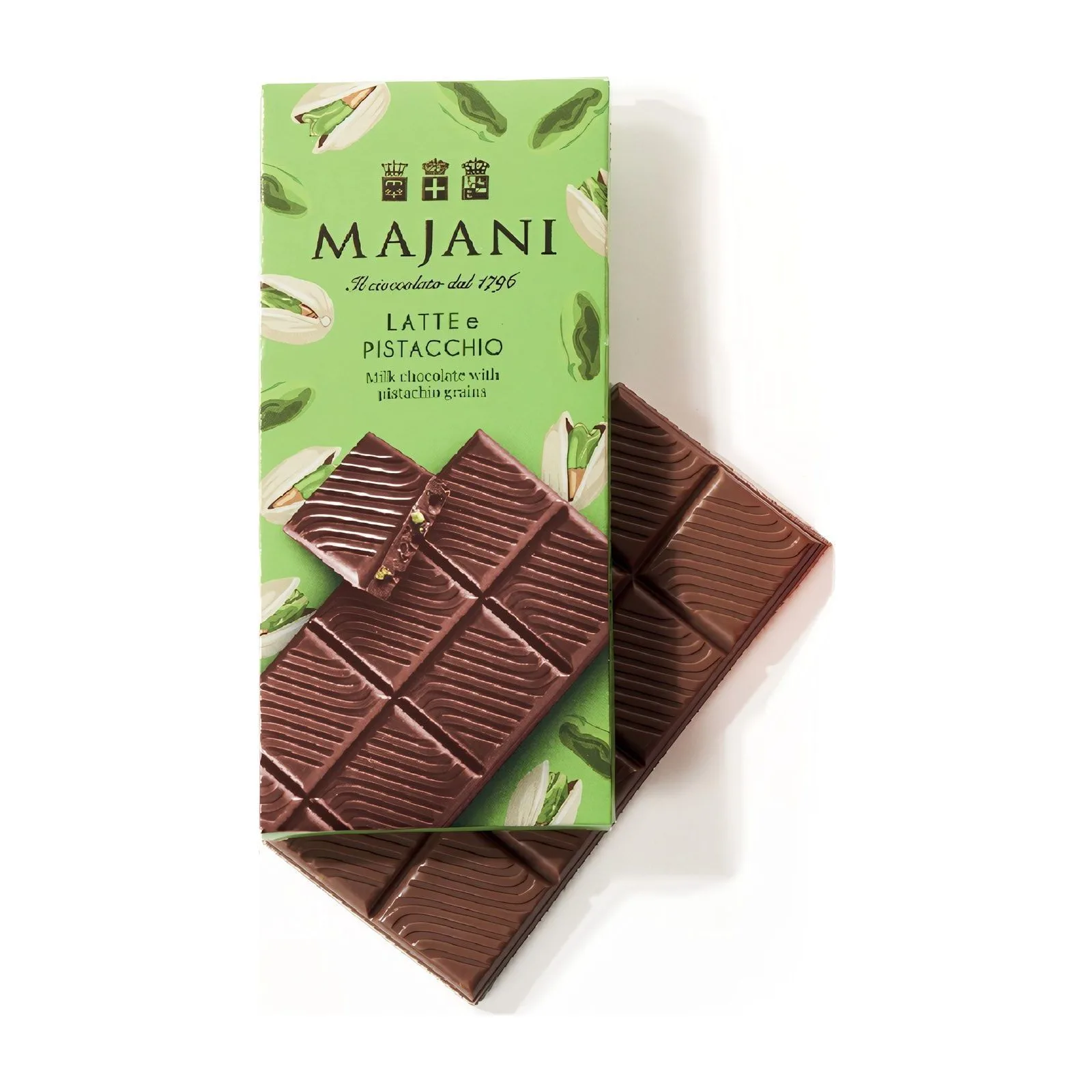 Majani млечен шоколад с шамфъстък 100гр.