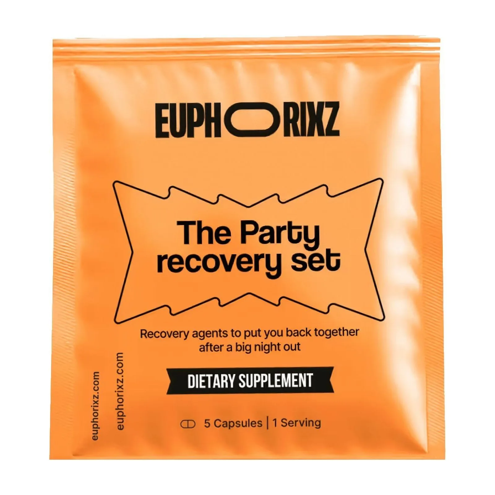 Хранителна добавка The Party Recovery Set, EUPHORIXZ, 5 капсули