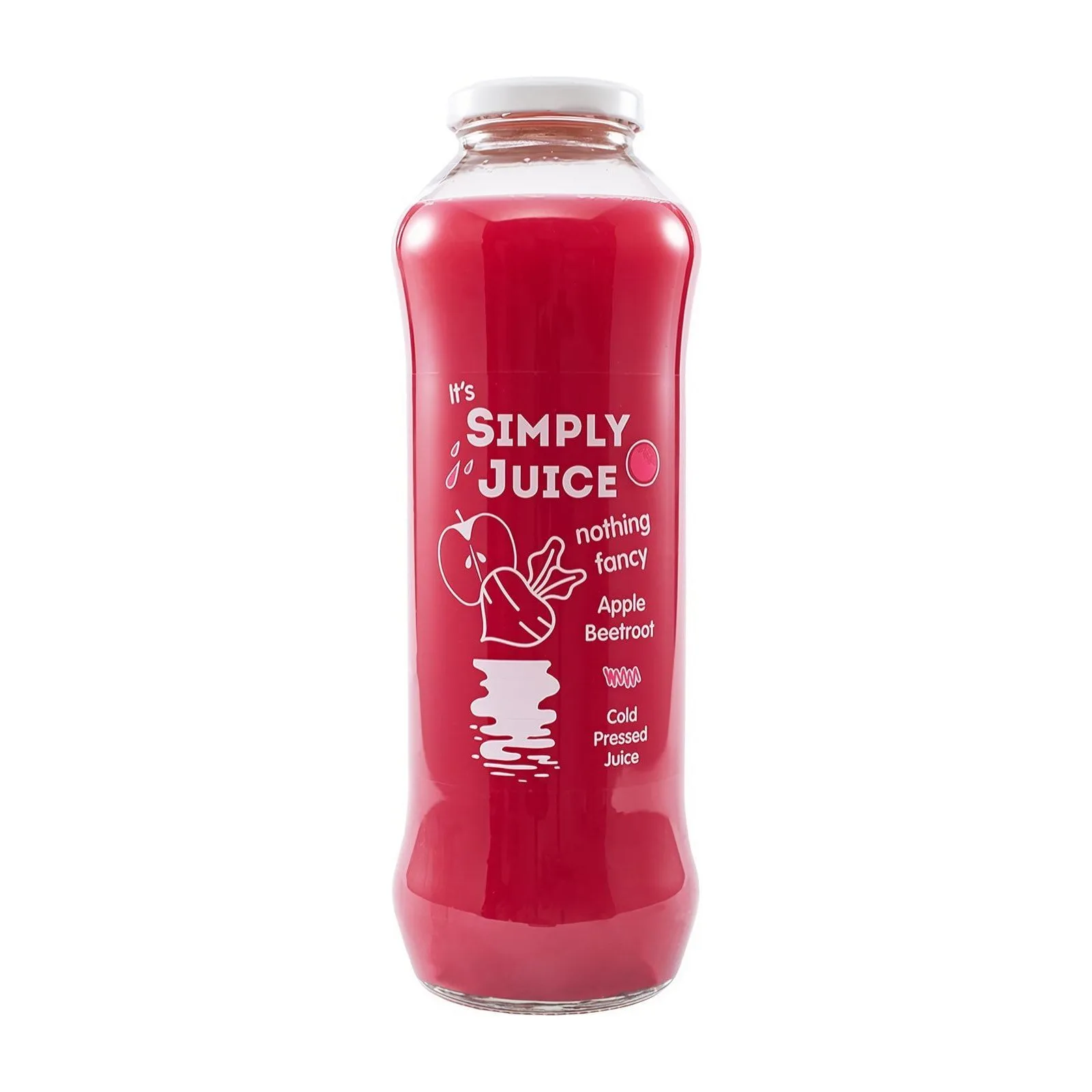 Студено пресован сок ябълка и цвекло, SIMPLY JUICE, 1 л.