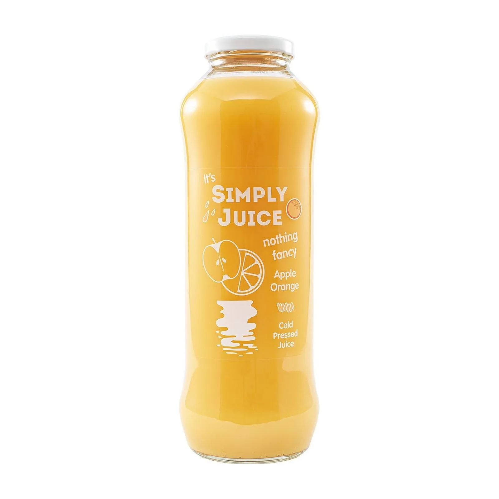 Студено пресован сок ябълка и портокал, SIMPLY JUICE, 1 л.
